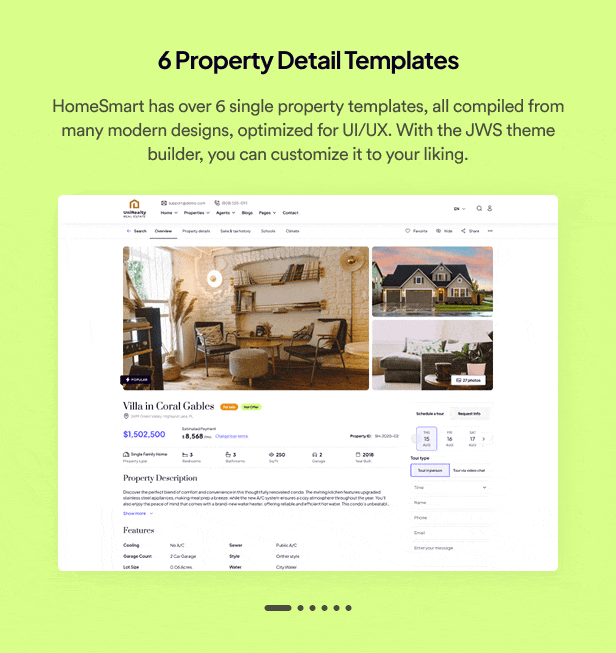 HomeSmart – WordPress-Theme für Immobilien und Eigentum